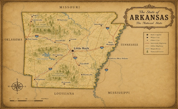 buying land in Arkansas